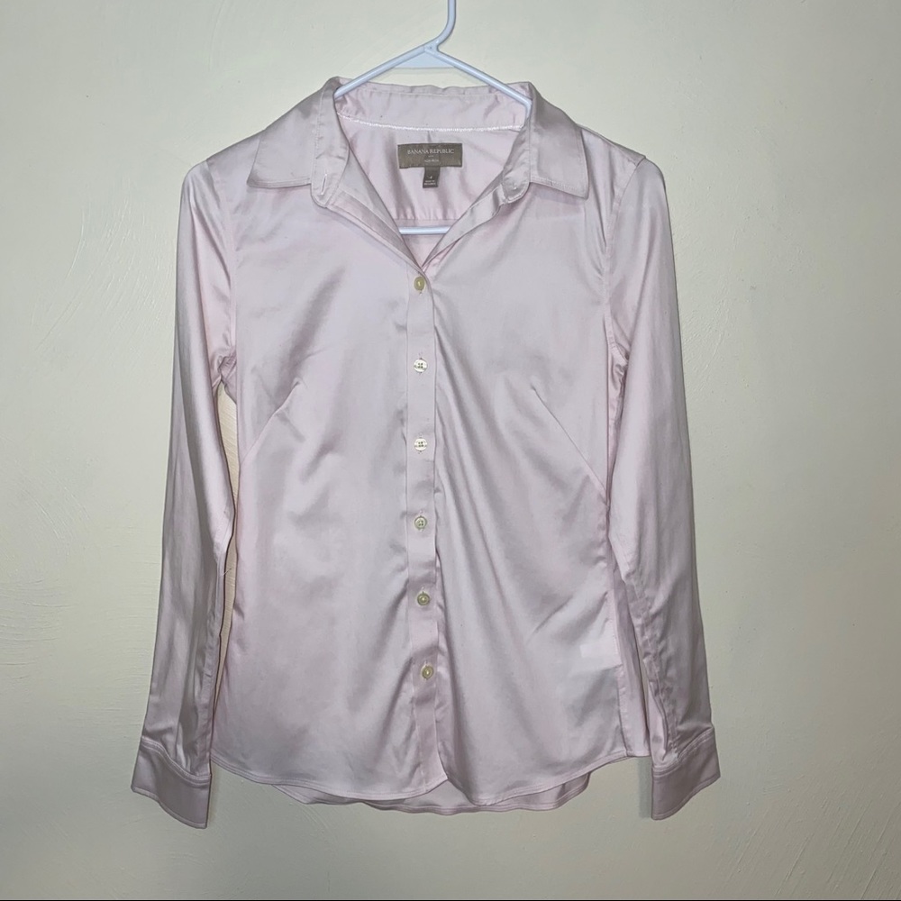 Banana Republic Pink Button Down Shirt